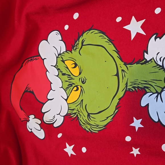 Dr. Seuss Red Grinch Sweatshirt - Picture 3 of 3